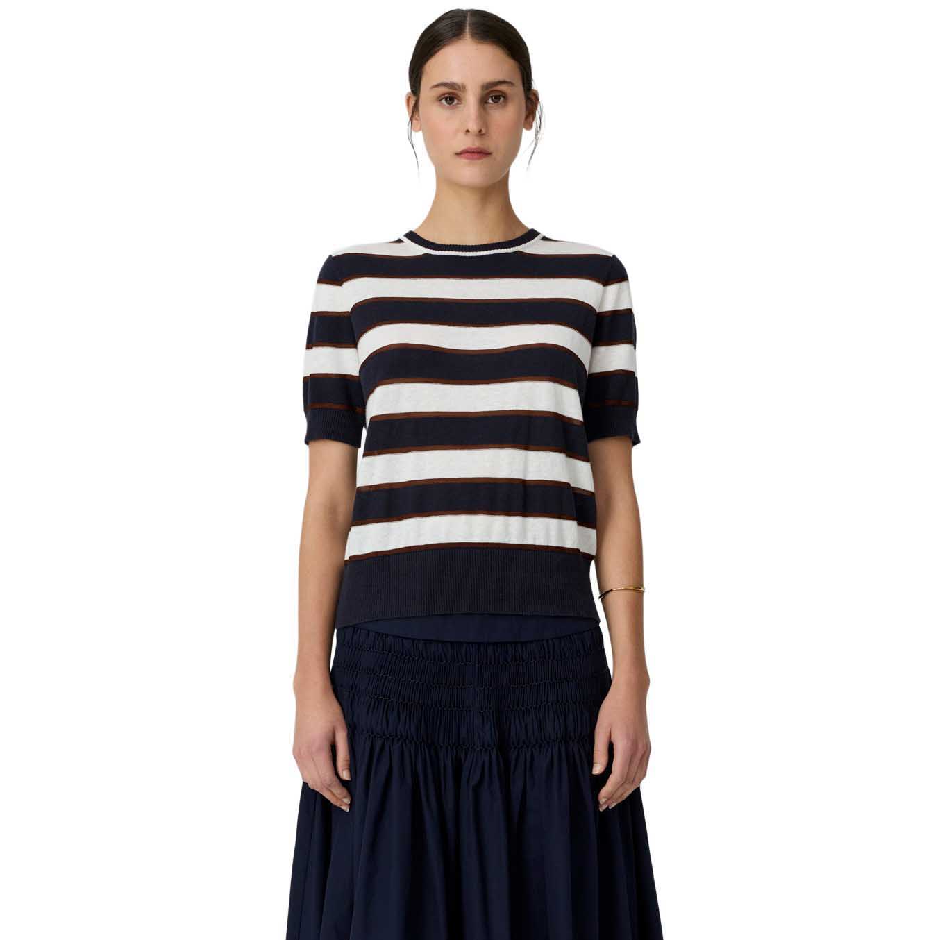 POL Darcey Stripe Knit Tee